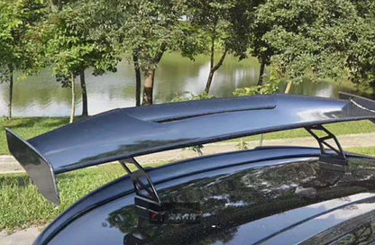 Universal Rear Trunk Spoiler Carbon Fiber Look for Sedan/Coupe GT Style