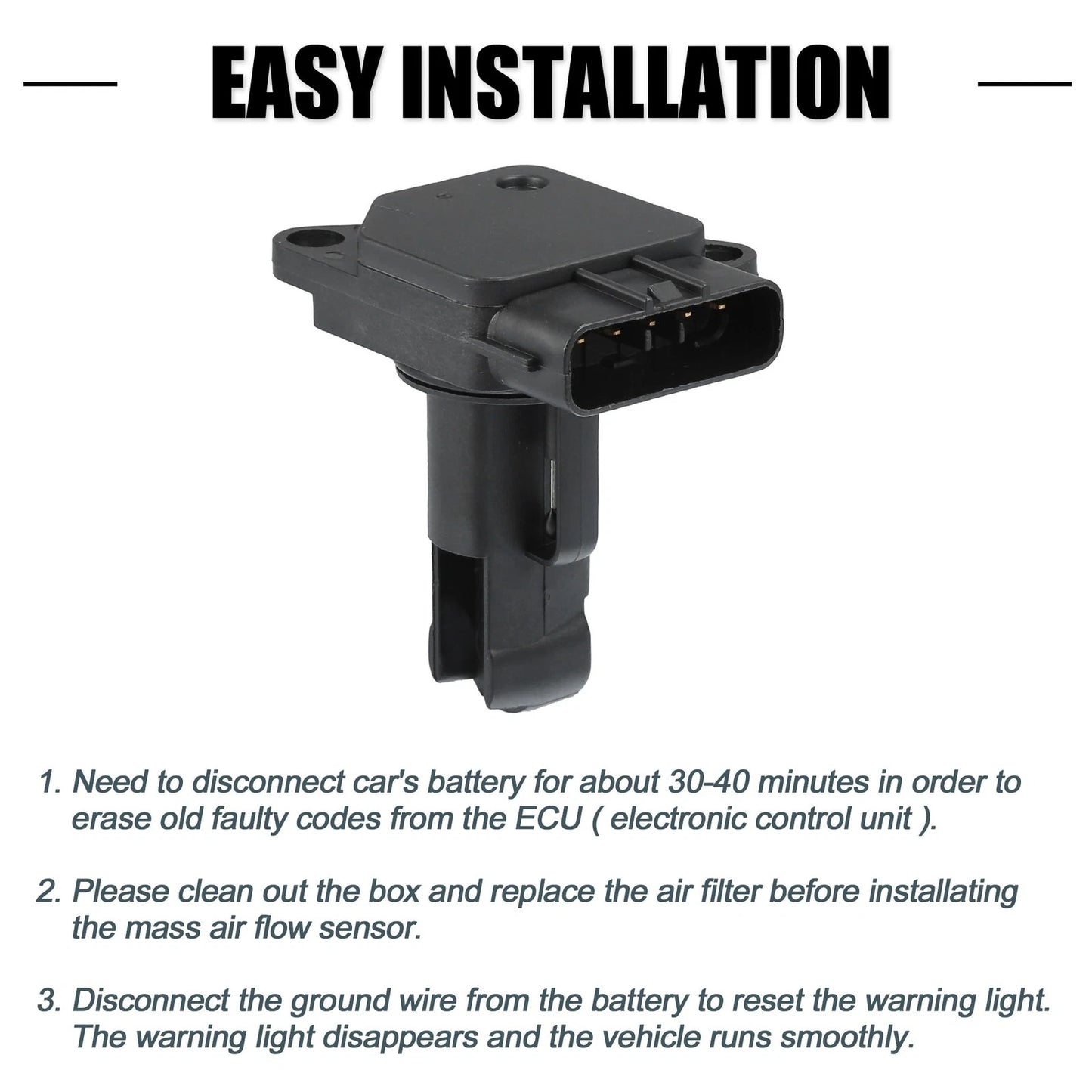 Mass Air Flow Sensor for Mazda MX-5 Miata (2006-2015)