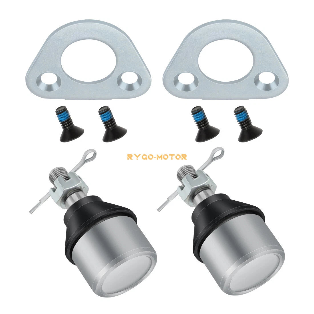 2 Pack Ball Joint & Bracket Kit for Polaris Ranger 400 425 500 570 700 800 ETX