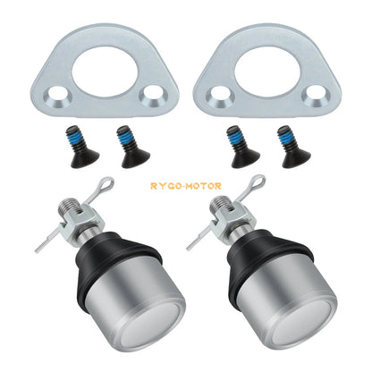 2 Pack Ball Joint & Bracket Kit for Polaris Ranger 400 425 500 570 700 800 ETX
