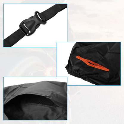 210D-PU Black Motorcycle Cover for Honda Super Cub 110 (2017-2023)