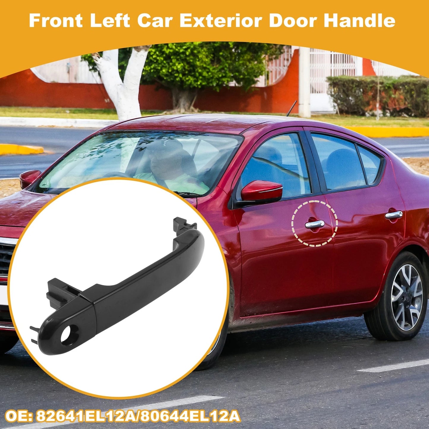 Front Left Door Handle for Nissan Versa (2007-2012)