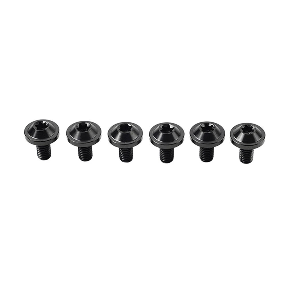 6 x Titanium Alloy Bolts M6x25mm for Motorcycle - Truss Torx Head Screws