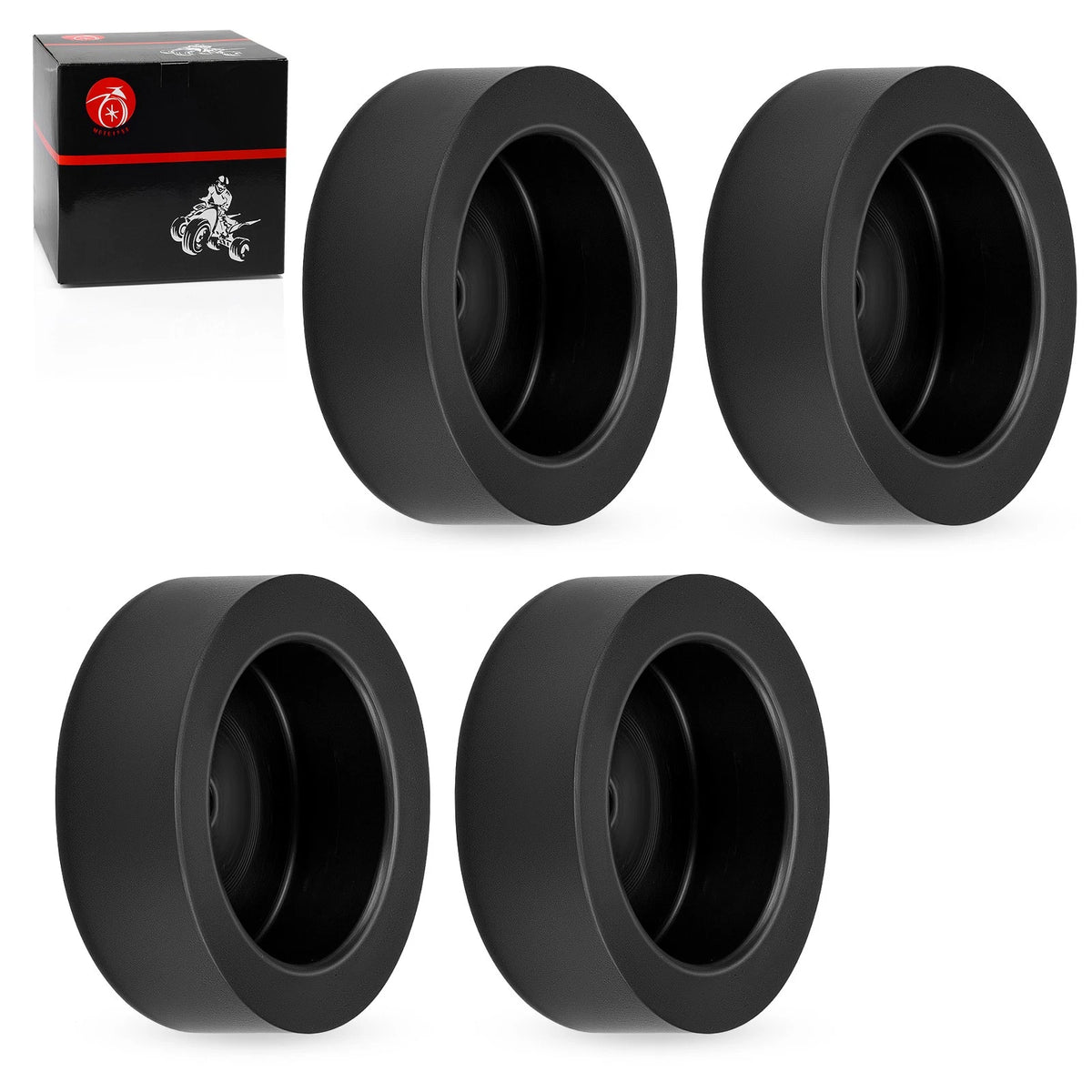 4-Pack Front & Rear Fender Rubber Damper for Yamaha TX750 TX650 (1973–1974)