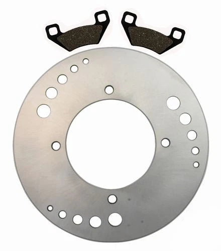 2 x Front Disc Rotor & Semi-Metallic Pads for Polaris Hawkeye 300 (2006–2009)