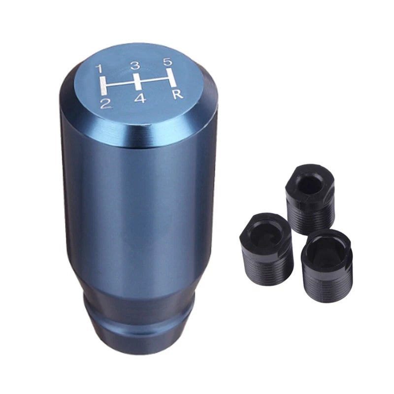 5 Speed Aluminum Shift Knob for Universal Car Manual Gear Stick Shifter
