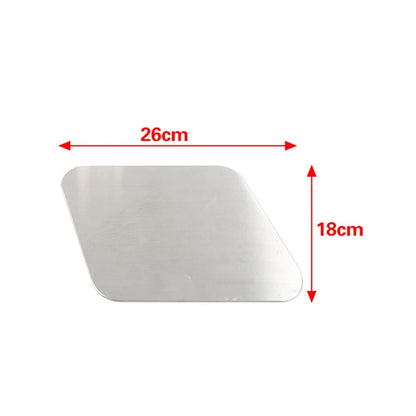 2.5mm Aluminum Parallelogram License Plate for Motorcycle