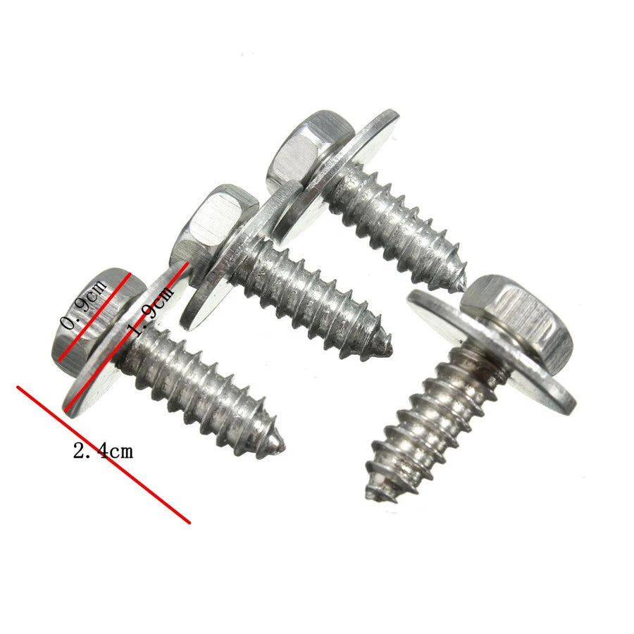 40 x Engine Cover Clip Shield Guard Metal Screw Bolt Fasteners for Car