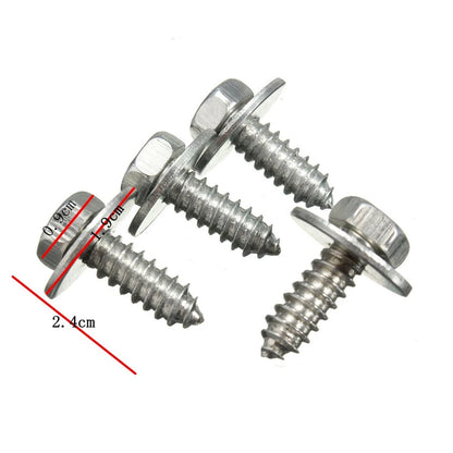 40 x Engine Cover Clip Shield Guard Metal Screw Bolt Fasteners for Car