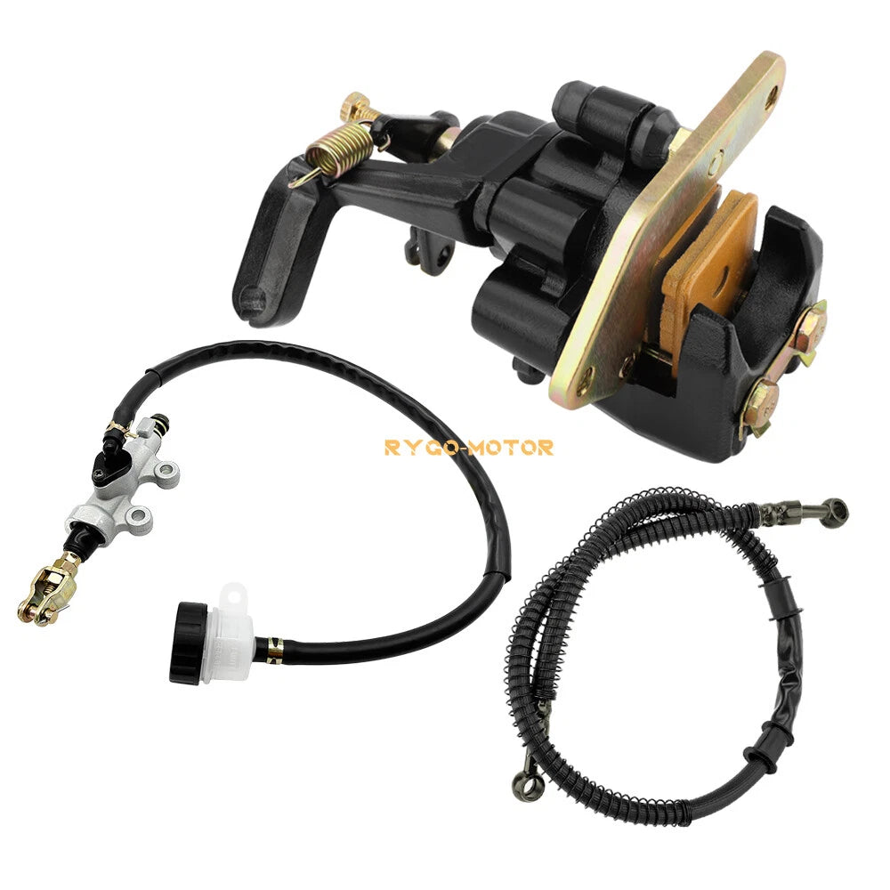 Rear Brake Caliper Master Cyl Hose Assy for Yamaha Wolverine 350 YFM350FX