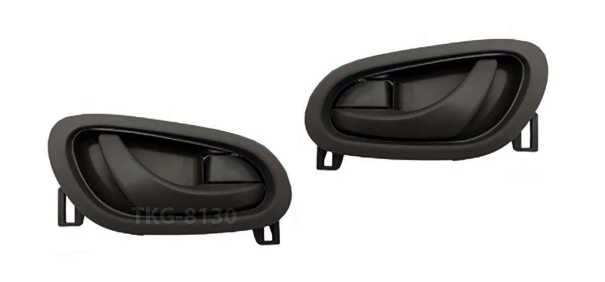 2 x Inner Door Handles Black for Nissan Navara NP300 D23 (2015-2023)