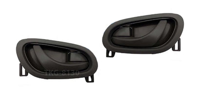 2 x Inner Door Handles Black for Nissan Navara NP300 D23 (2015-2023)
