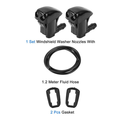 Windshield Washer Nozzle & Gasket, Fluid Hose for Toyota Sienna (2004-2010)
