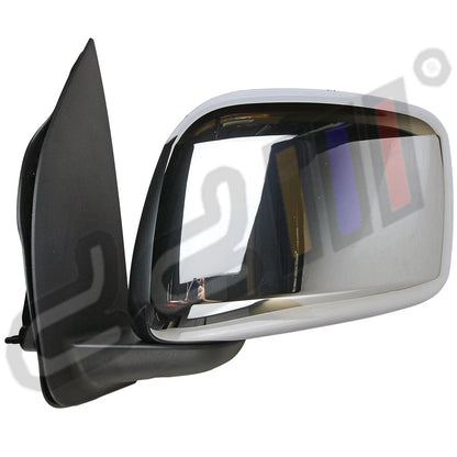 3 x Chrome Electric Side Mirror for Nissan Navara D40 (2005-2014)