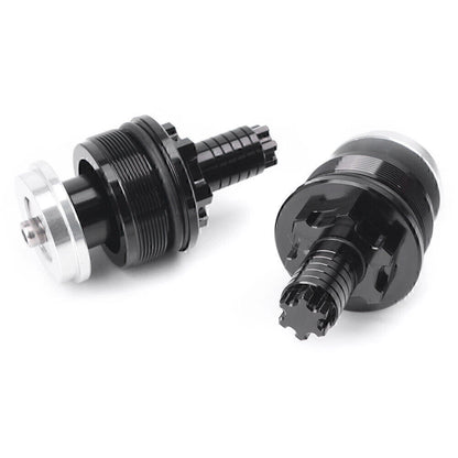 CNC Preload Adjusters for Yamaha YZF-R25/R3 Fork Bolts BLACK (2014-2023)