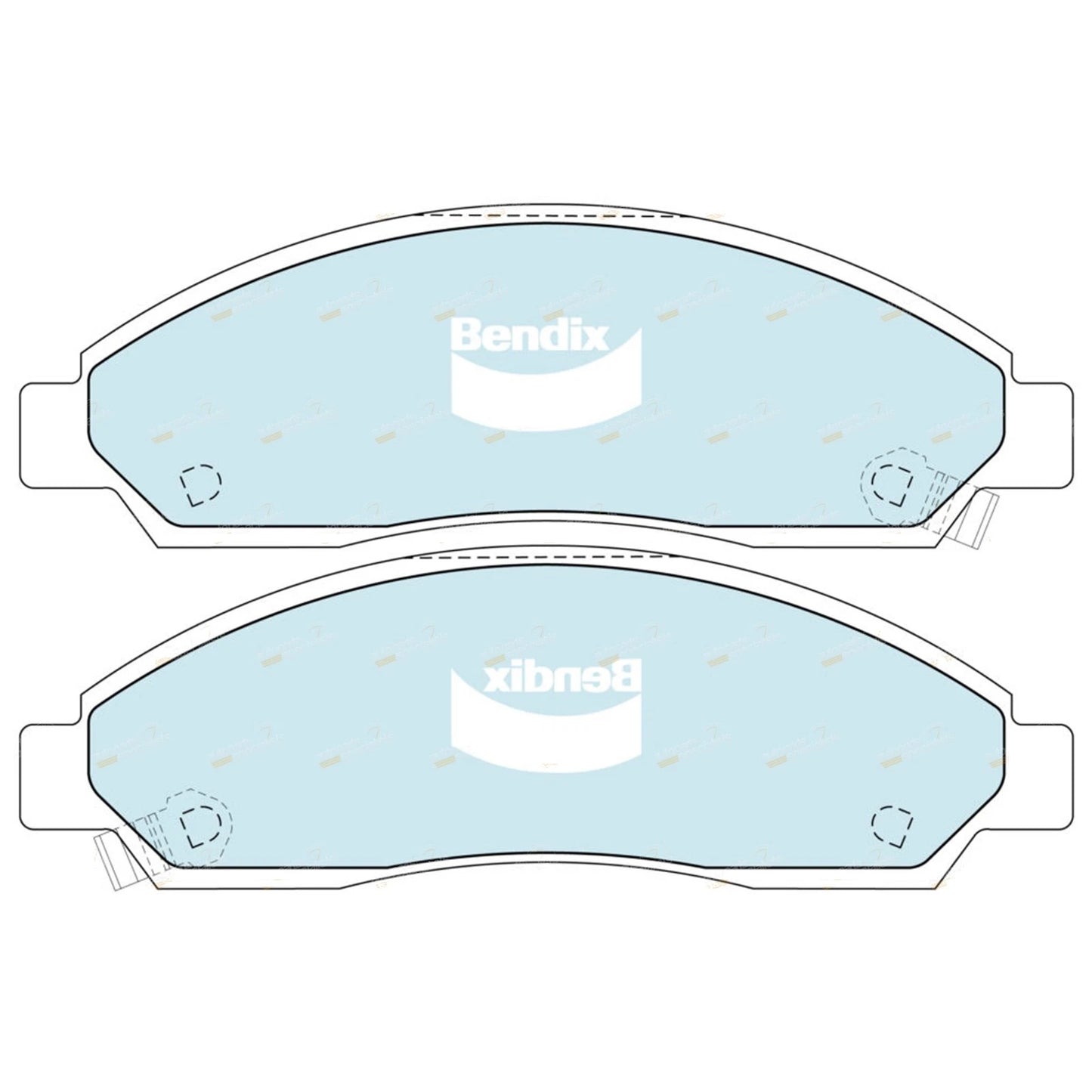 4WD Front Disc Brake Pads Set for Isuzu D-Max (2008-2020)