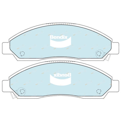 4WD Front Disc Brake Pads Set for Isuzu D-Max (2008-2020)