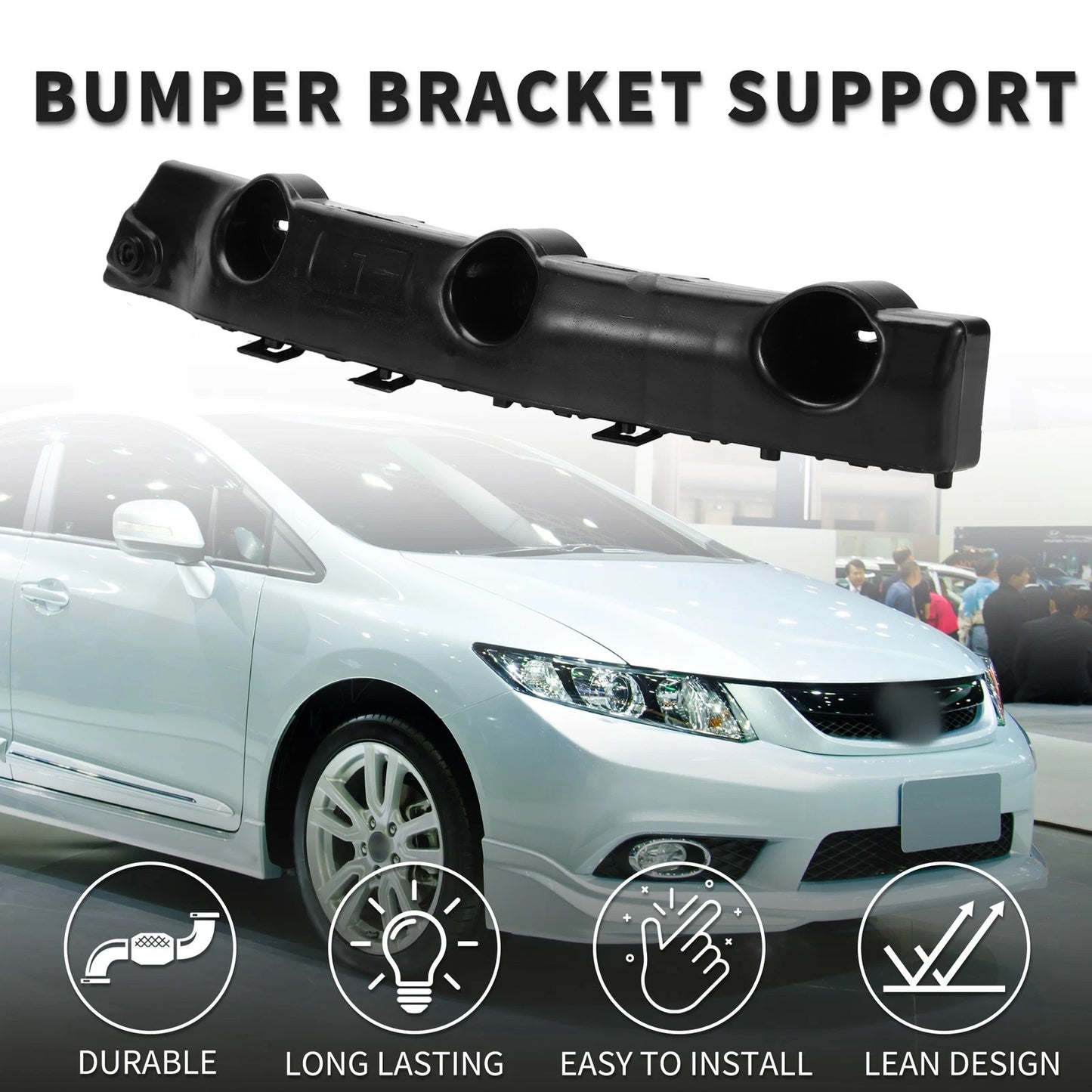 Left Front Bumper Retainer Bracket for Nissan Rogue (2014-2020)