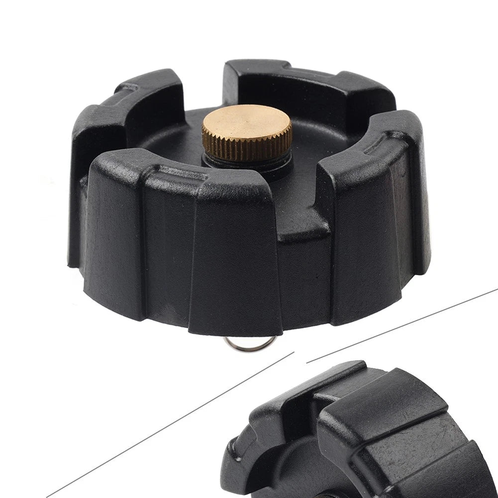 Marine Boat Gas Tank Cap Plastic for Outboard Engine Motor Black (12L/24L)
