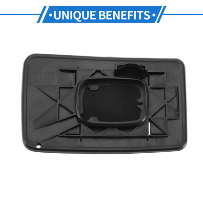Left Driver Side Lower Mirror Glass Replacement for Ford F250 (2005-2016)