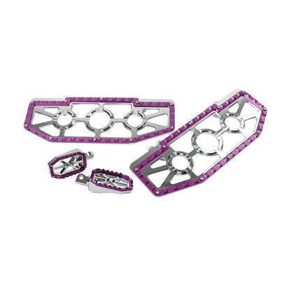 Driver Passenger Floorboard Foot Pegs for Harley Road King Heritage