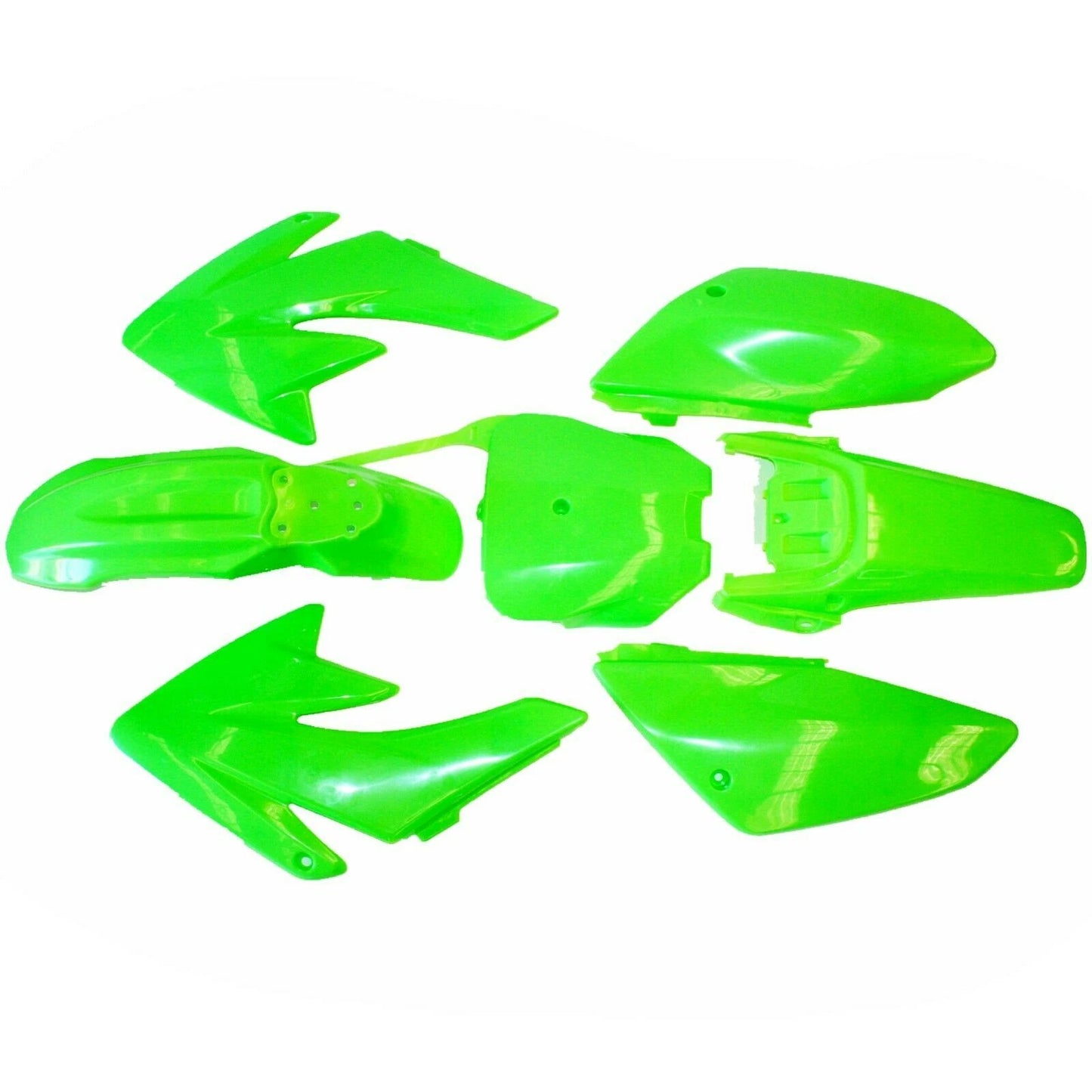 GREEN Plastics Fender Kit for CRF70 150c 160cc PIT PRO Trail Dirt Bike