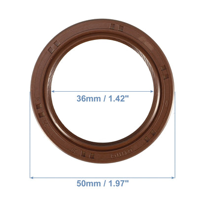 2 x Engine Crankshaft Oil Seals for Lexus CT200h (2012-2017)