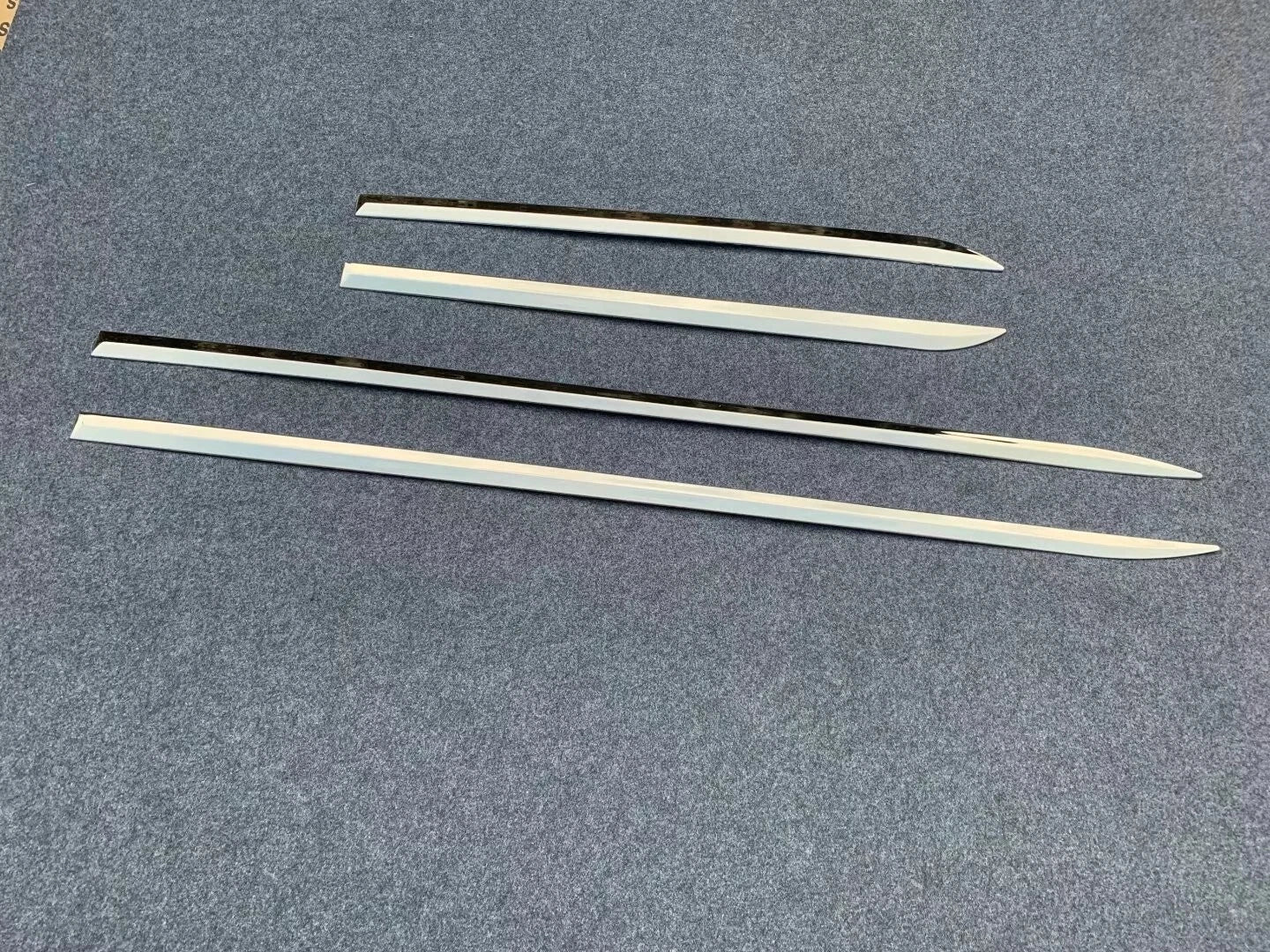 Door Side Body Molding Cover Trim for Tesla Model 3 (2018-2023) - 4P Stainless Steel