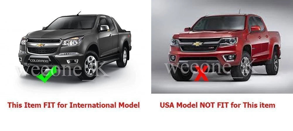 L.E.D. Chrome Mirror Cover Trim for Chevrolet Colorado (2012-2015)