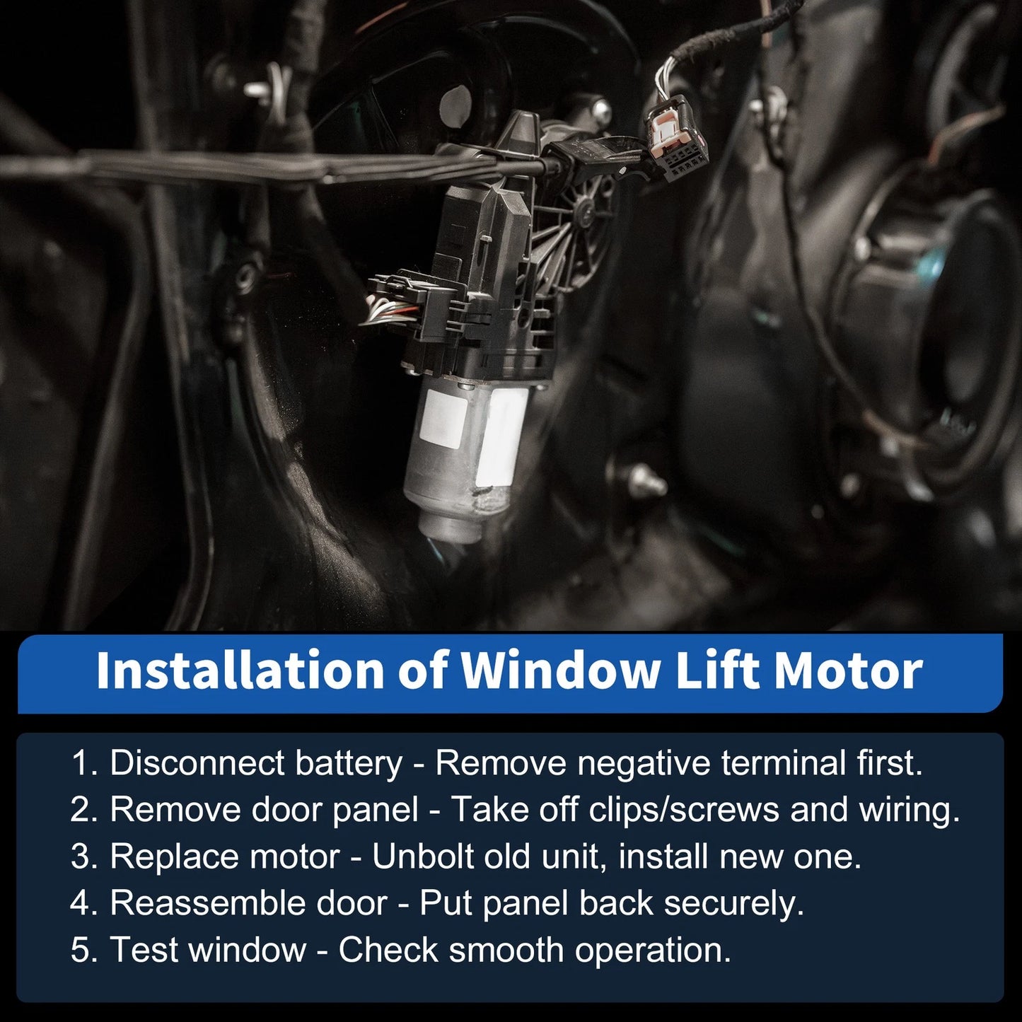Power Window Lift Motor for Toyota Tundra Front Right (2000-2003)