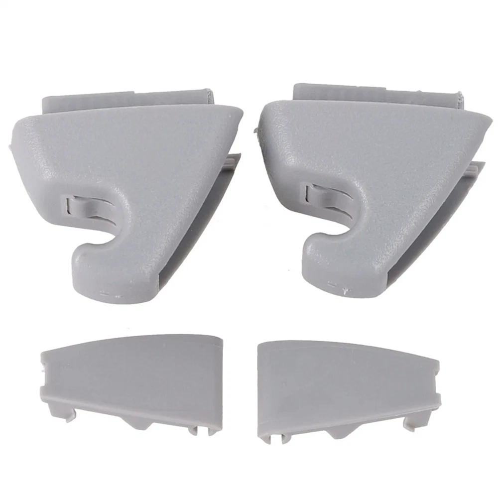 Gray Sun Visor Hook Clips for Chevrolet Cruze, Spark, Buick Verano (2011-2016)