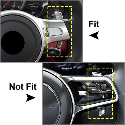 Steering Wheel Shift Paddle Extensions for Porsche 911 Cayman 981 Carrera (2012-2019)