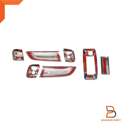7 x Chrome Door Handle Cover Trim for Toyota Hiace Commuter (2005-2019)