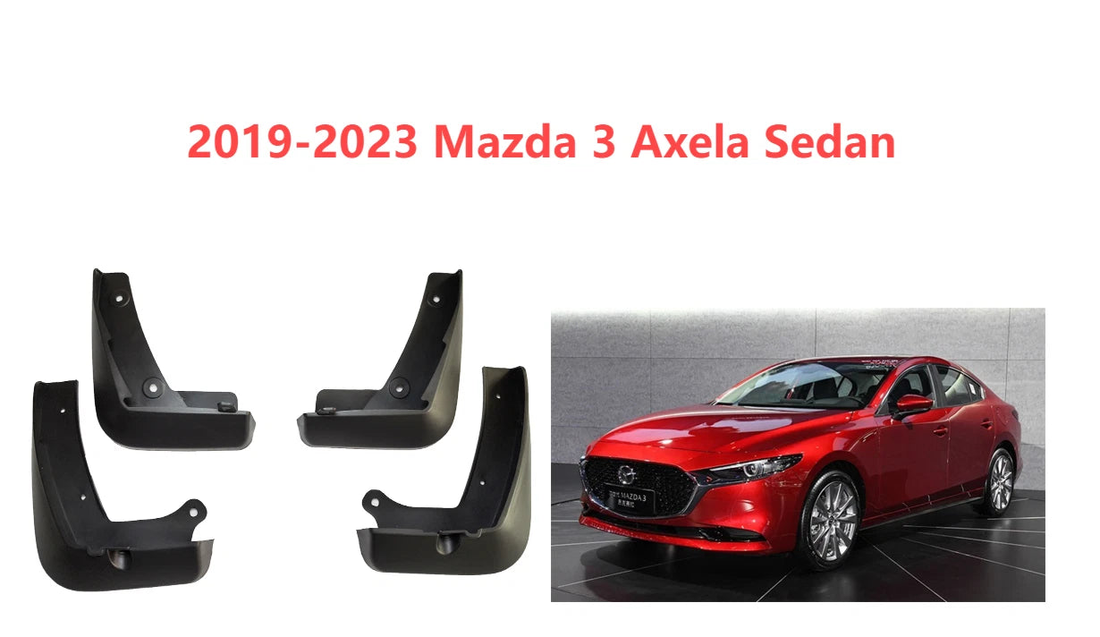 Mud Flaps for 2019-2023 Mazda 3 Axela Sedan 4-Door (2019-2023)