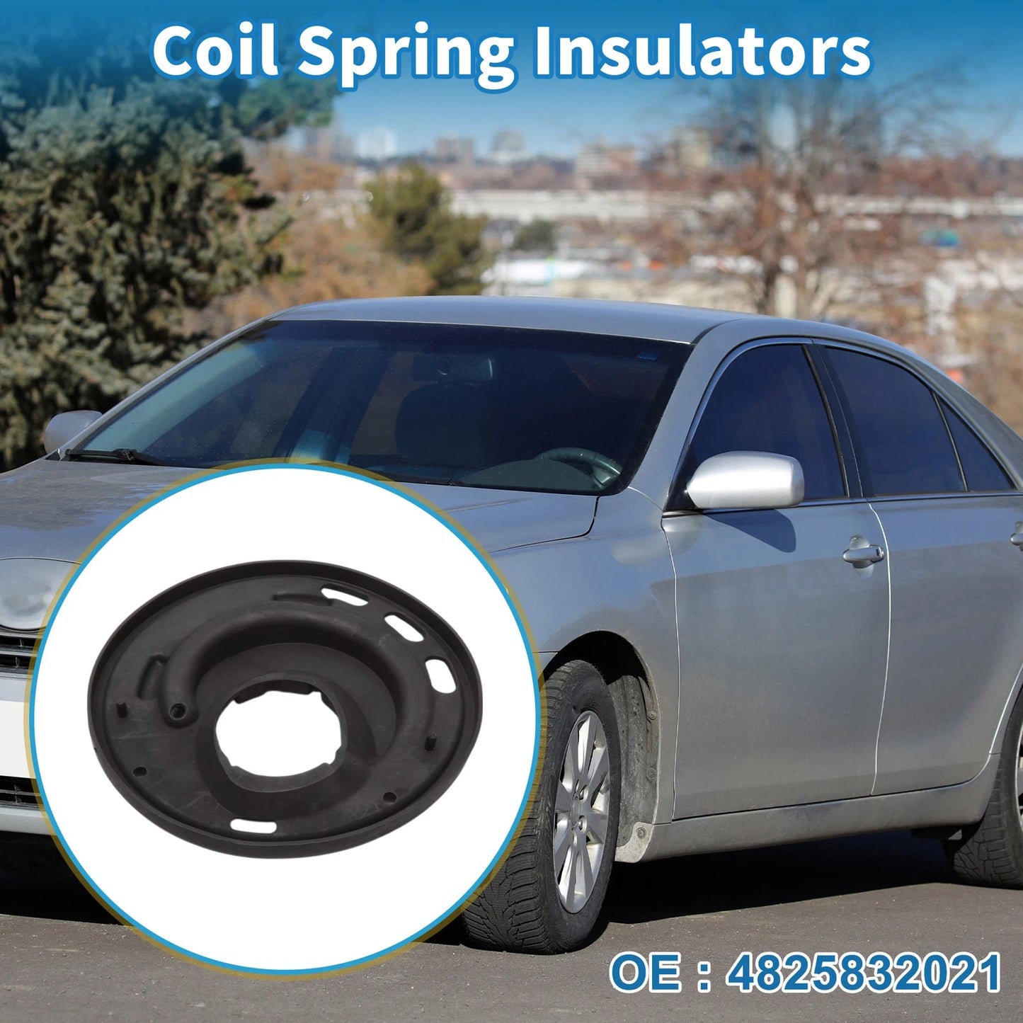 Coil Spring Insulators for Toyota Camry 2004-2011 (2 x Insulators)