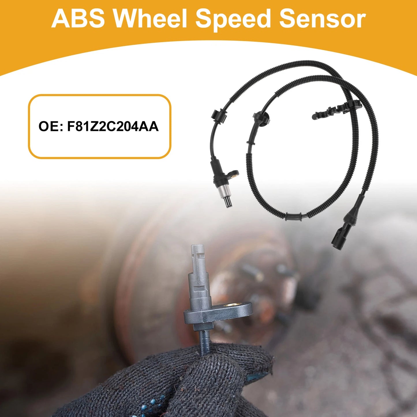 ABS Wheel Speed Sensor for Ford Excursion Front Right (2000-2005)