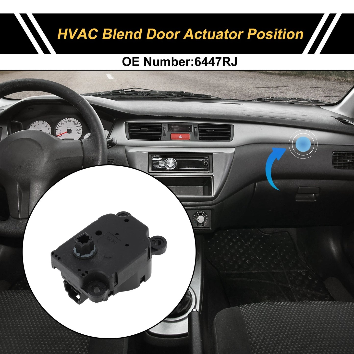 Heater Blend Door Actuator for Peugeot 2008-2018 (2013-2018)