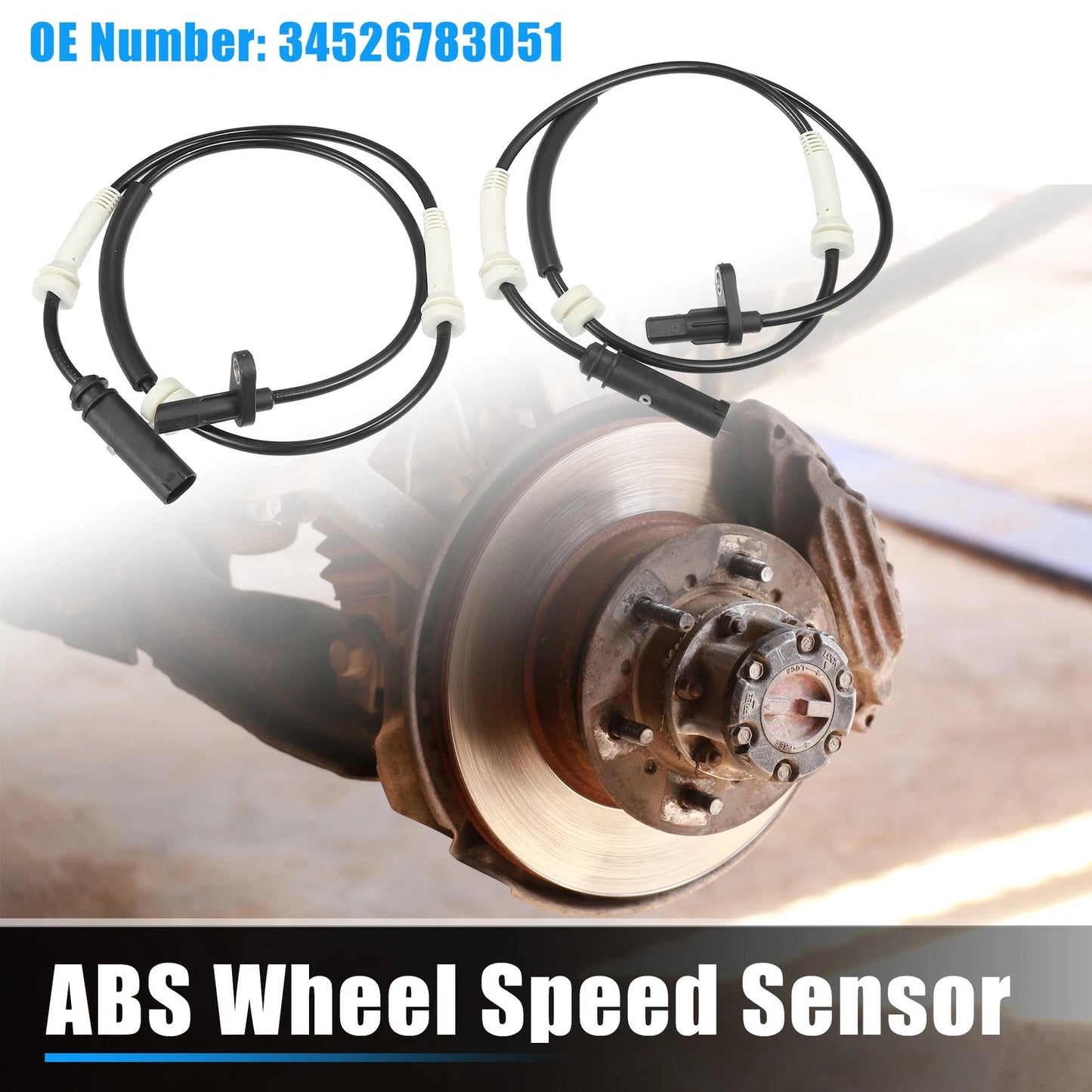 2 x Front Left Right ABS Wheel Speed Sensors for BMW 228i (2016)