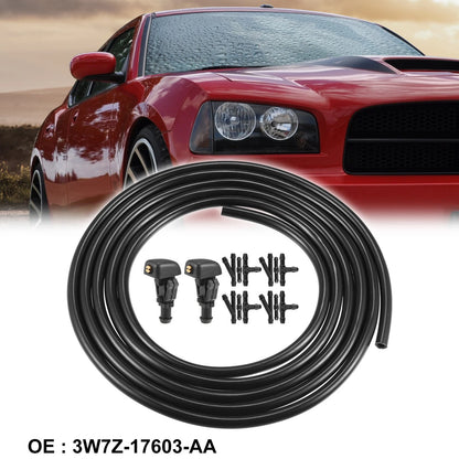 Windshield Washer Nozzles & 2.5m Hose for Ford F-150 (2004-2023)