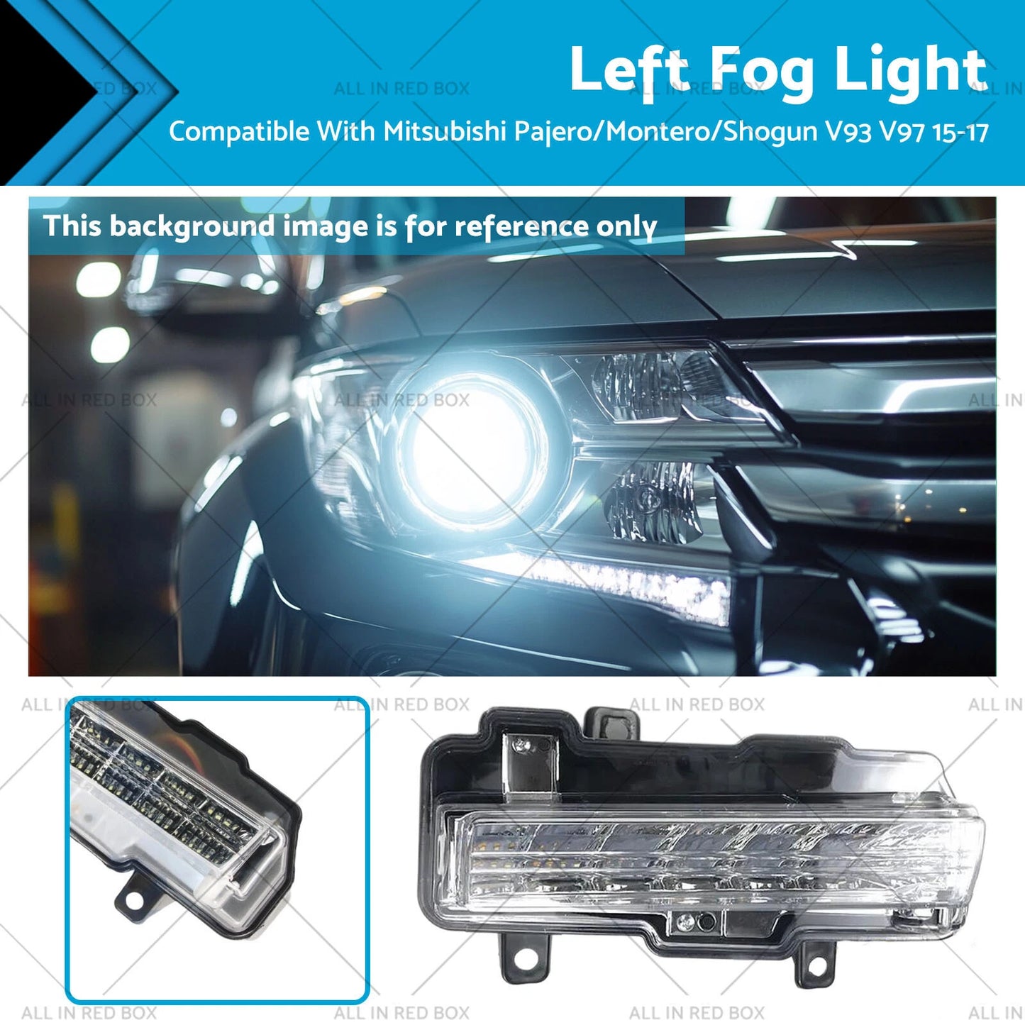 Left Fog Light for Mitsubishi Pajero Montero (2015-2017)