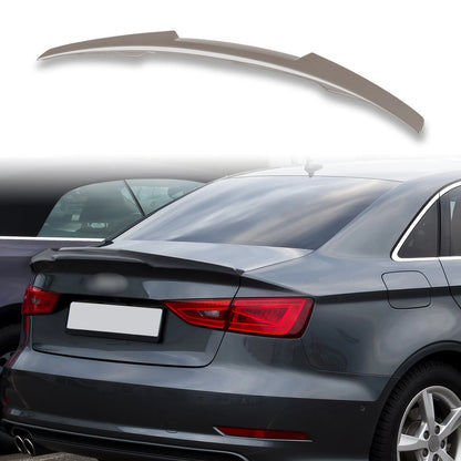 ABS Boot Spoiler for Audi A3/S3/RS3 8V Sedan Gray (2013-2020)
