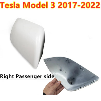 Mirror Cover Cap White Right Passenger Side for Tesla Model 3 (2017–2022)