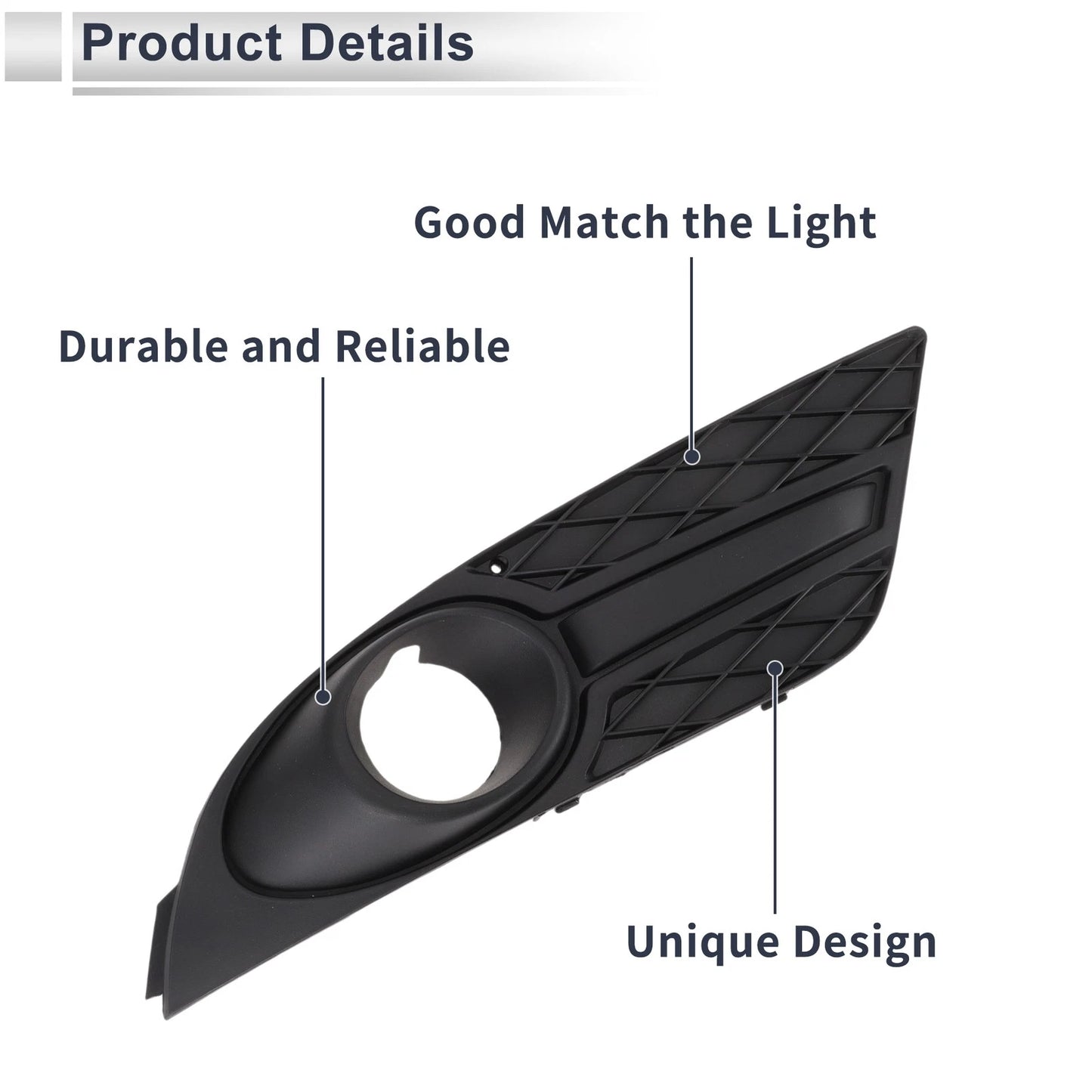 Front Right Fog Light Grill for Ford Focus (2007-2008)