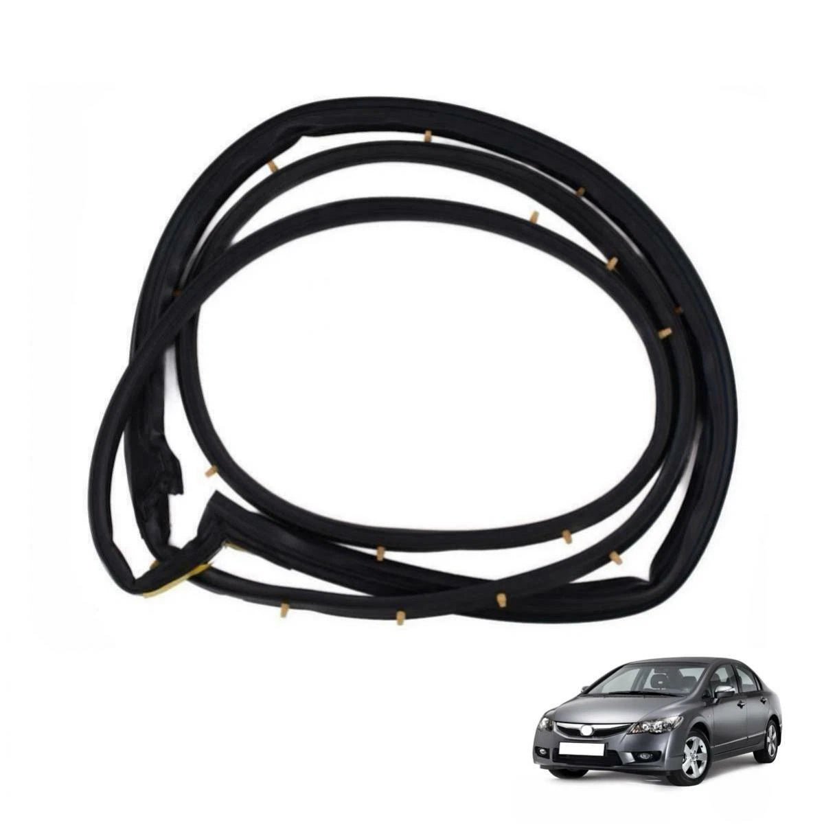 Door Rubber Seal Weatherstrip Front RH Fits Honda Civic FD 4D Sedan 2006-11 D06