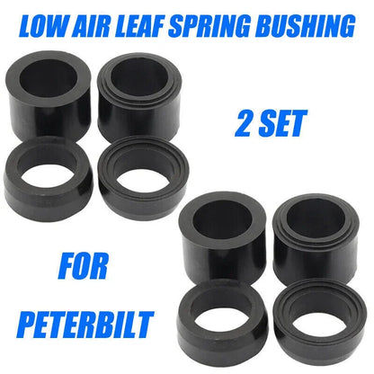 Rubber Low Air Leaf Spring Bushing 2 x Set for Peterbilt