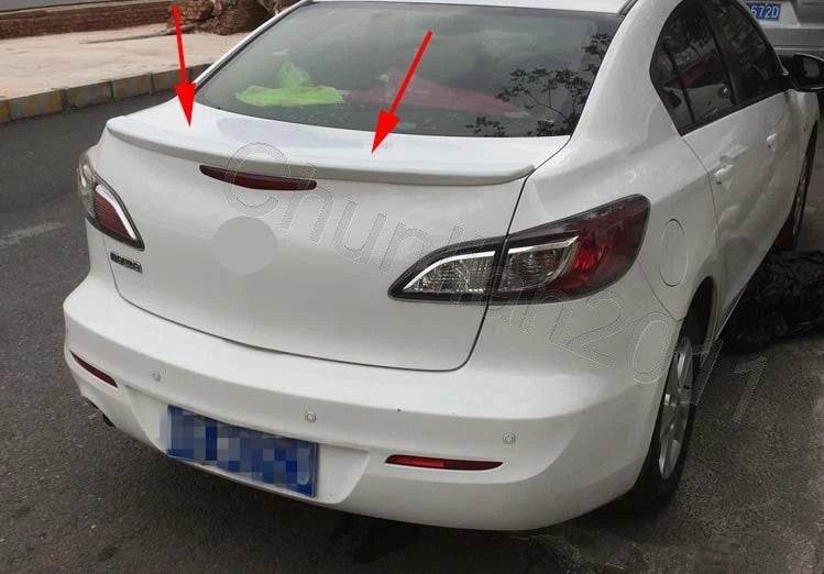 Unpainted Factory Style ABS Spoiler Wing for MAZDA 3 Sedan (2010-2013)