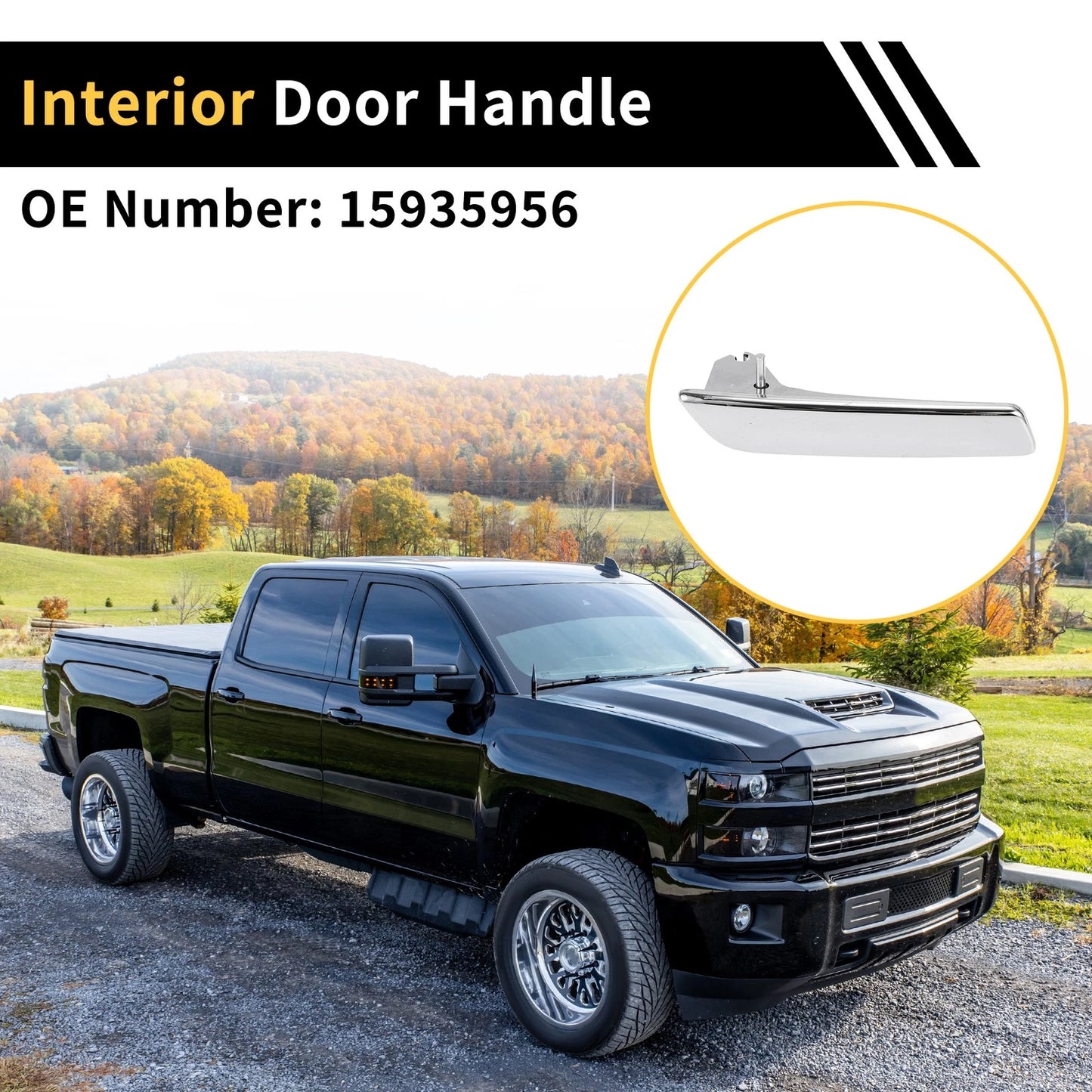 Front Left Interior Door Handle Chevrolet Silverado 2500 HD
