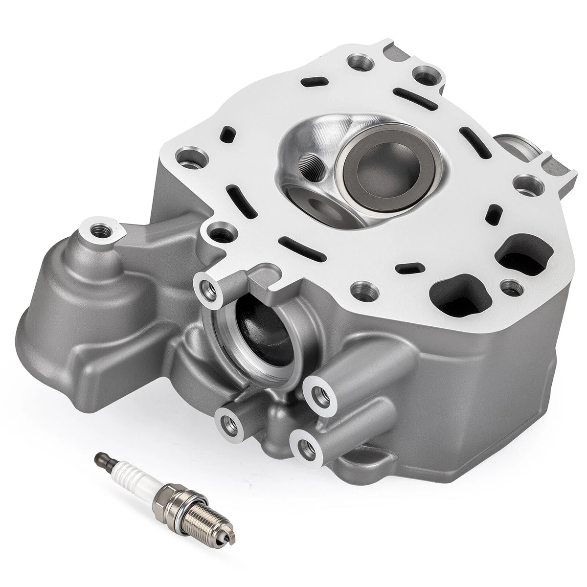 Cylinder Head w/Spark Plug for Honda Foreman TRX500 Rancher TRX420 (2005–2012)