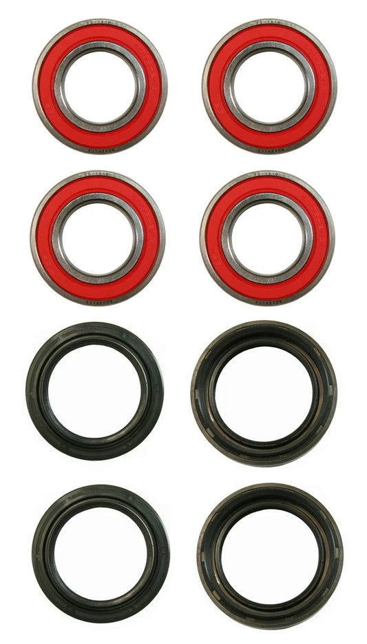2 x Front Wheel Bearing Seal Kit for Suzuki Eiger 400 King Quad Vinson