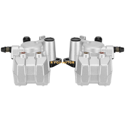Front & Rear Brake Calipers w/Pads for Yamaha Banshee YFZ350 (1990–2001)